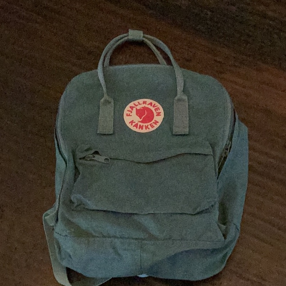 Fjallraven Kaken Outdoor Backpack. Light wear at bottom corner as shown pic #3